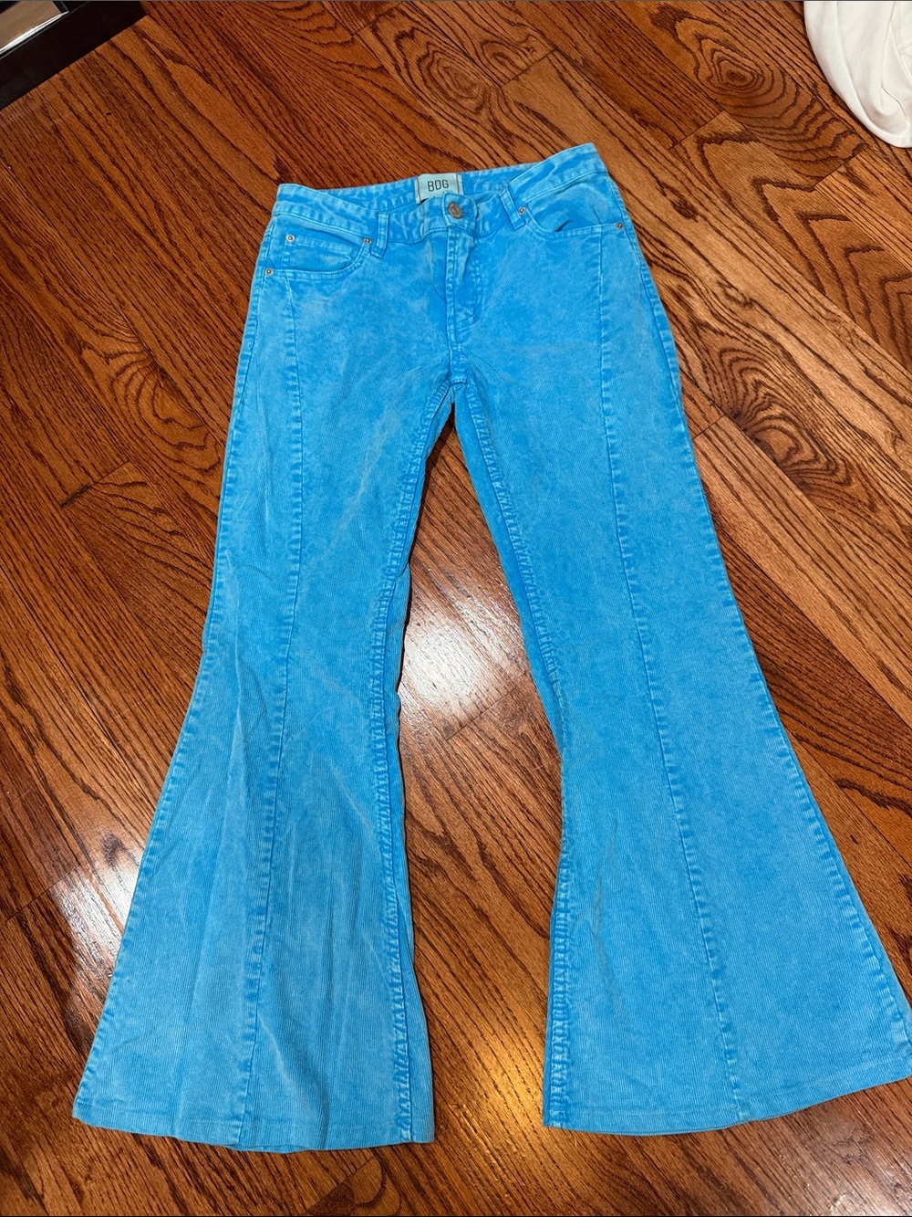 BDG Flared Corduroy Jeans in Bright Blue